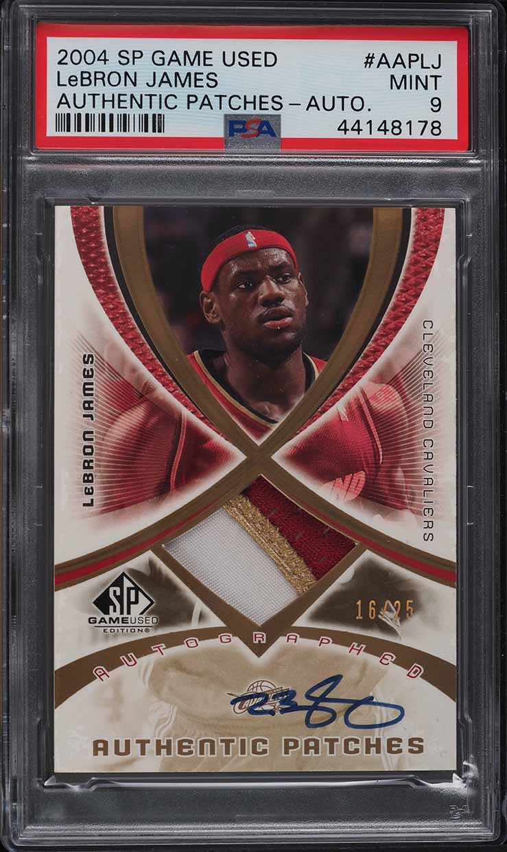 2004 SP Sign Triple Michael Jordan Kobe Bryant LeBron James AUTO