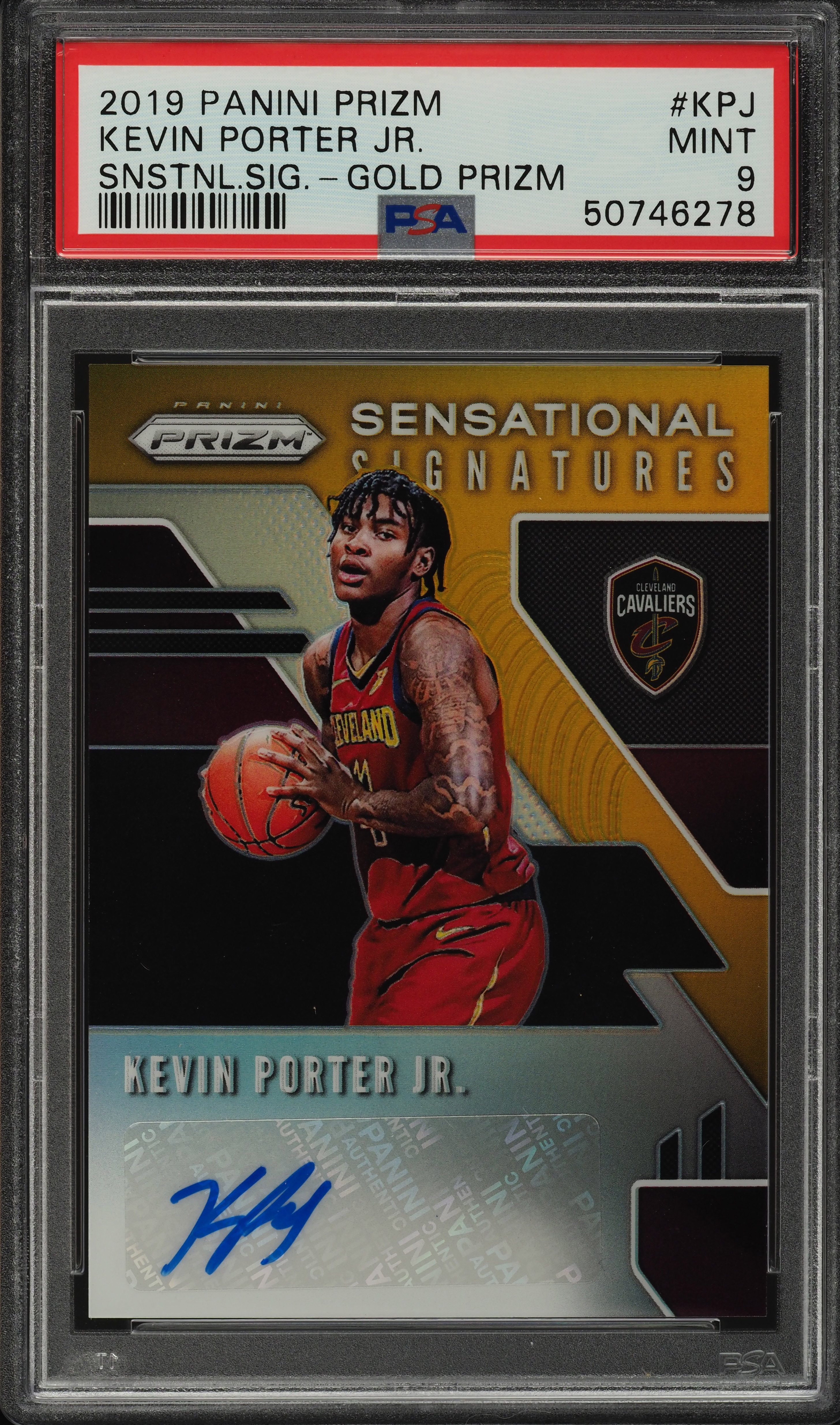 2019 Panini Prizm Sensational Gold Kevin Porter Jr. ROOKIE AUTO 1
