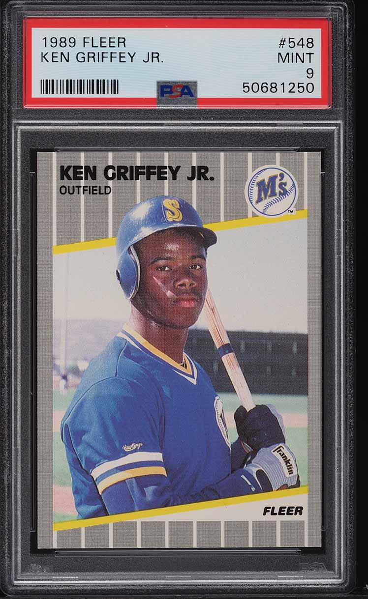 1989 Fleer Ken Griffey Jr. ROOKIE #548 PSA 9 MINT