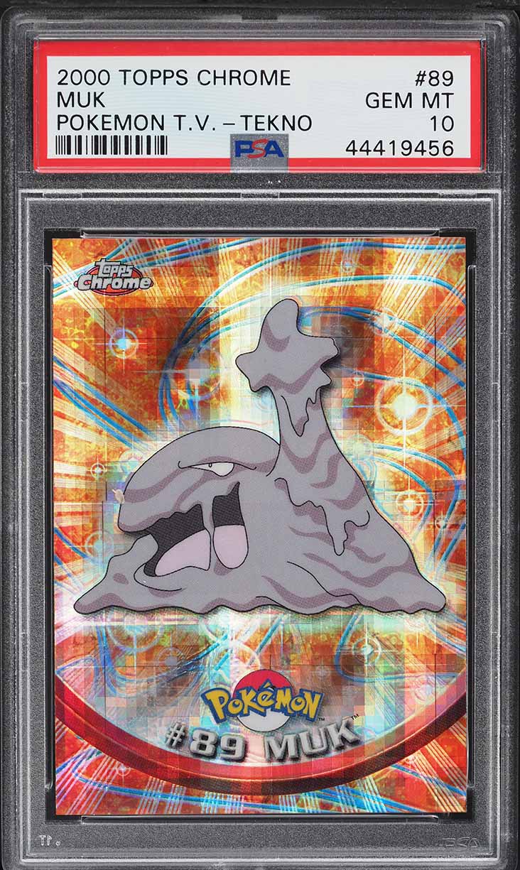 2000 Pokemon Topps Chrome Series 2 Tekno Muk #89 PSA 10 GEM MINT on  Fanatics Collect