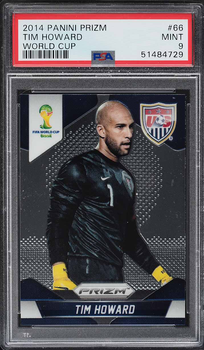 2014 Panini Prizm World Cup Tim Howard #66 PSA 9 MINT
