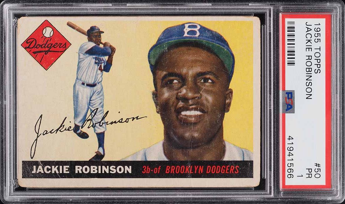 1955 Topps Jackie Robinson #50 PSA 1 PR