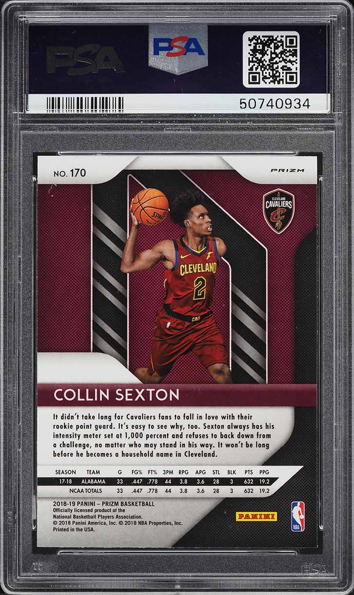 Prizm 18-19／collin sexton silver RC！ Prizm 18-19／collin sexton silver RC！