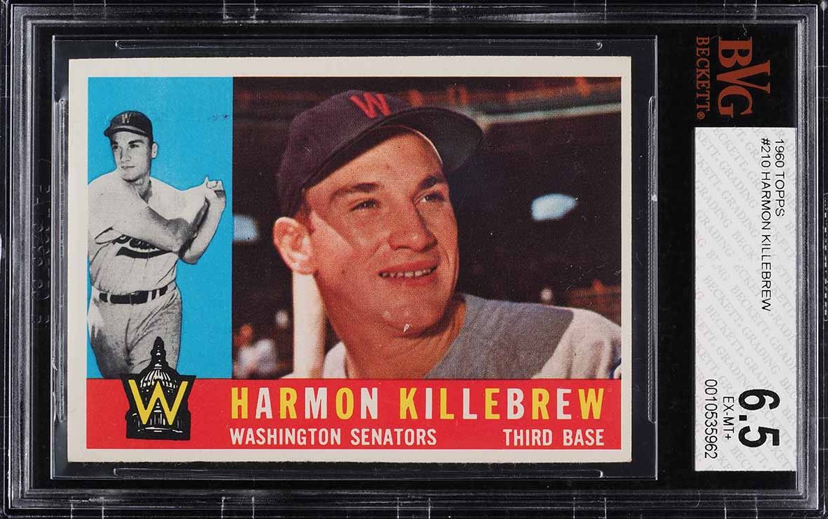1960 Topps Harmon Killebrew #210 BVG 6.5 EXMT+