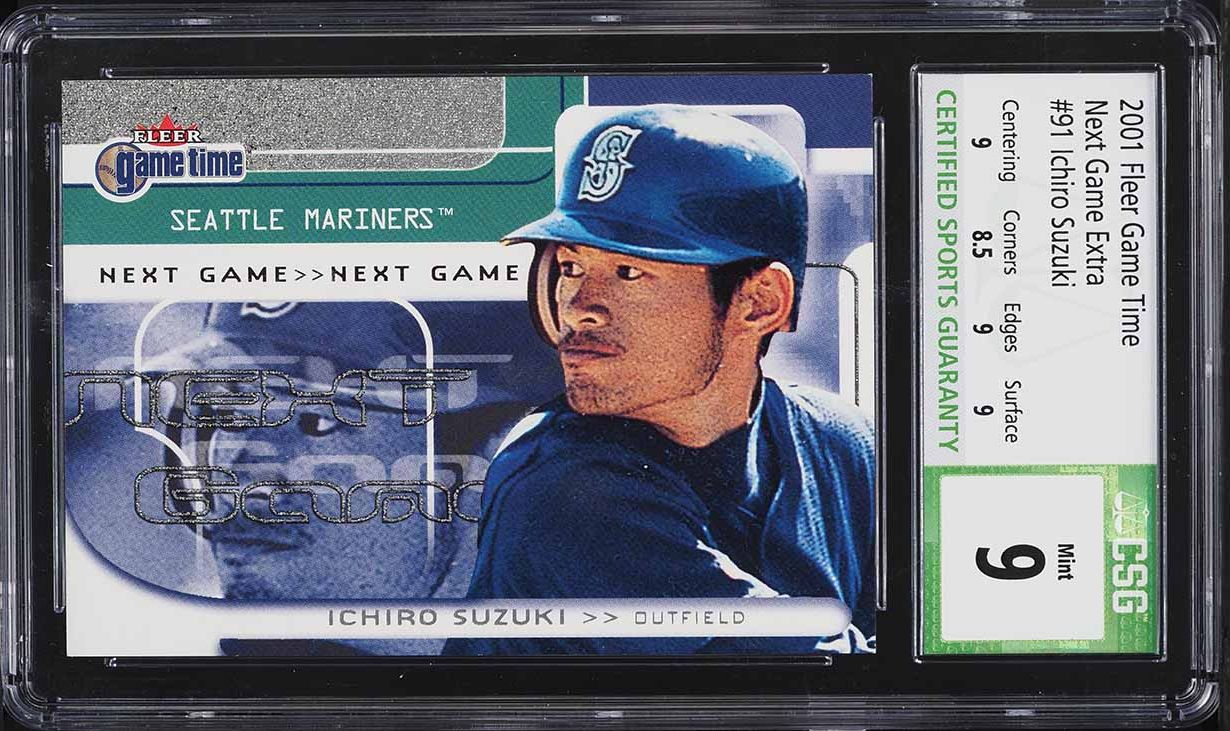2001 Bowman Draft Picks Ichiro Suzuki ROOKIE RC #84 PSA 10 GEM