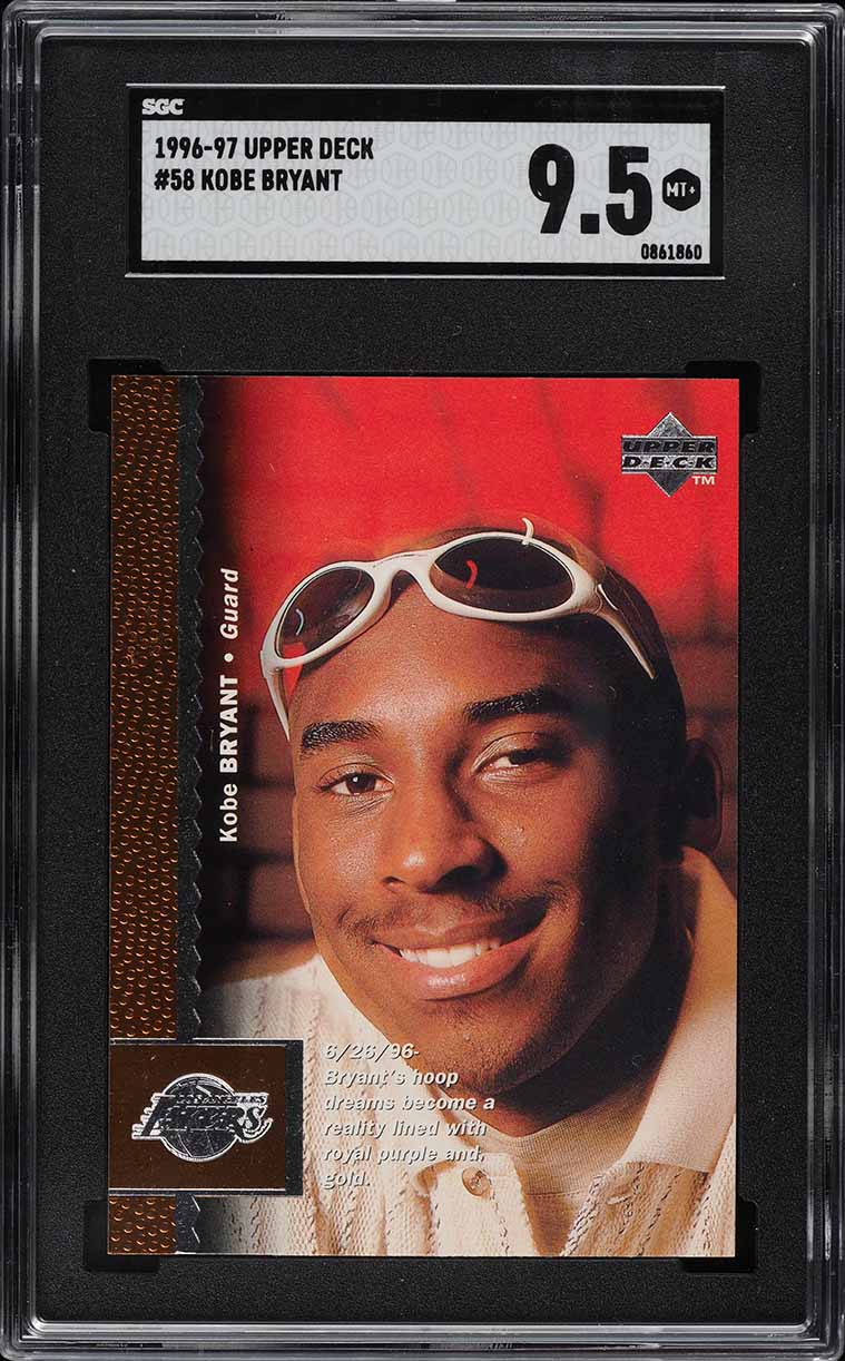 1996 Topps Draft Redemption Kobe Bryant ROOKIE #DP13 PSA 9 MINT on