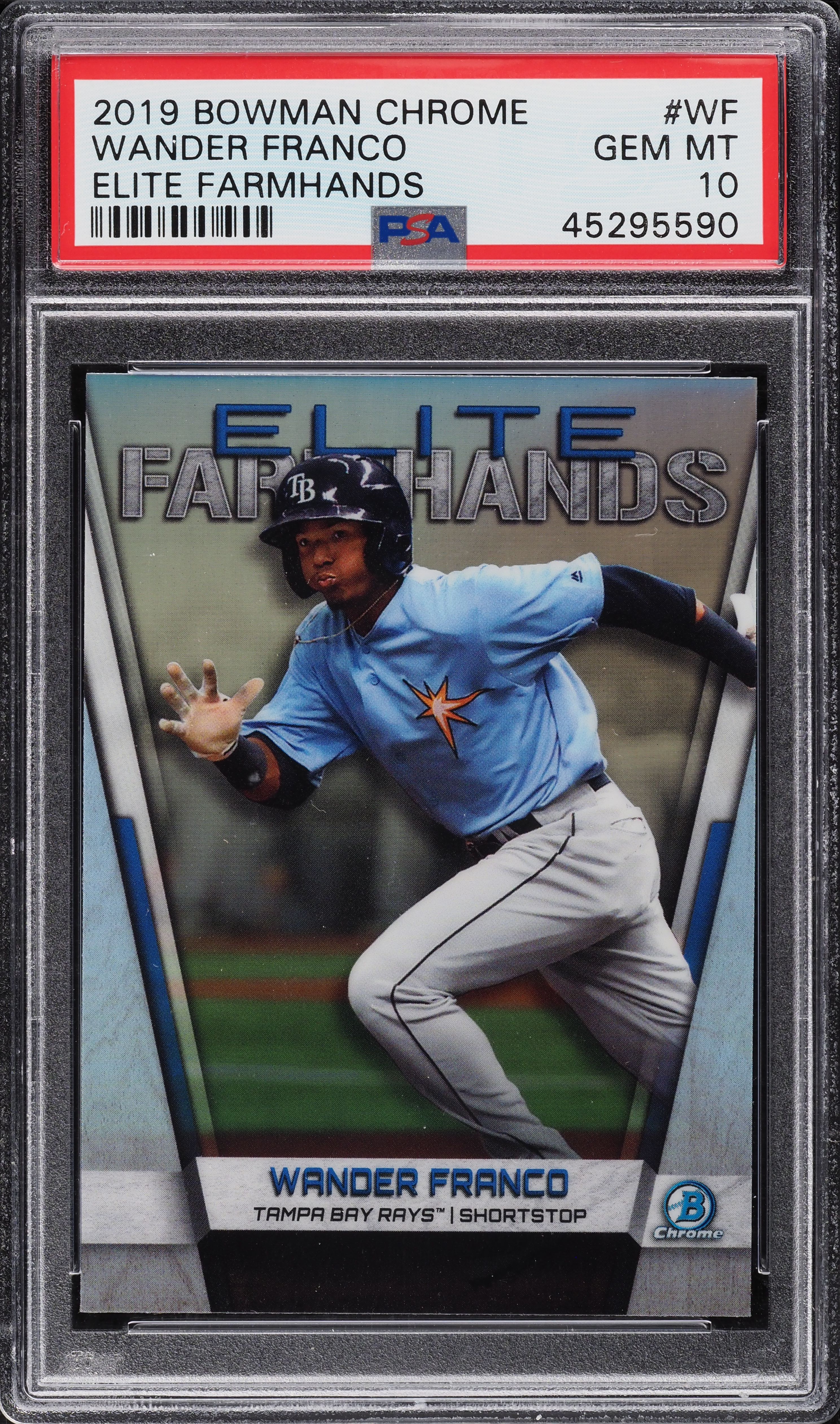 2019 Bowman Chrome Elite Farmhands Wander Franco PROSPECT #EF-WF
