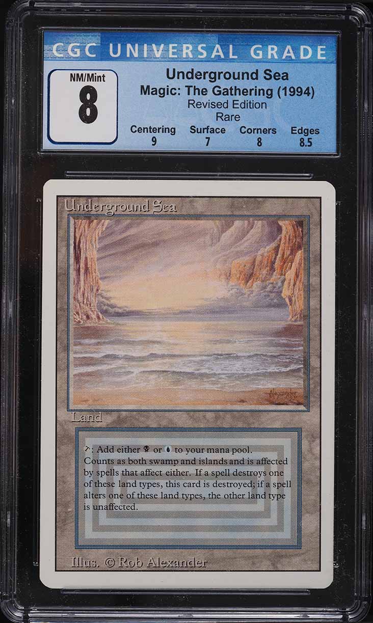 1994 Magic The Gathering MTG Revised Edition Dual Land Underground