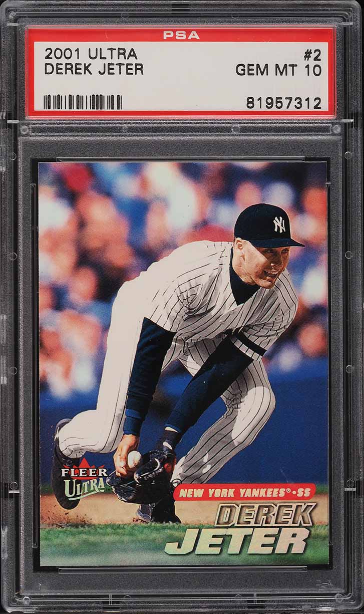 2001 Ultra Derek Jeter #2 PSA 10 GEM MINT