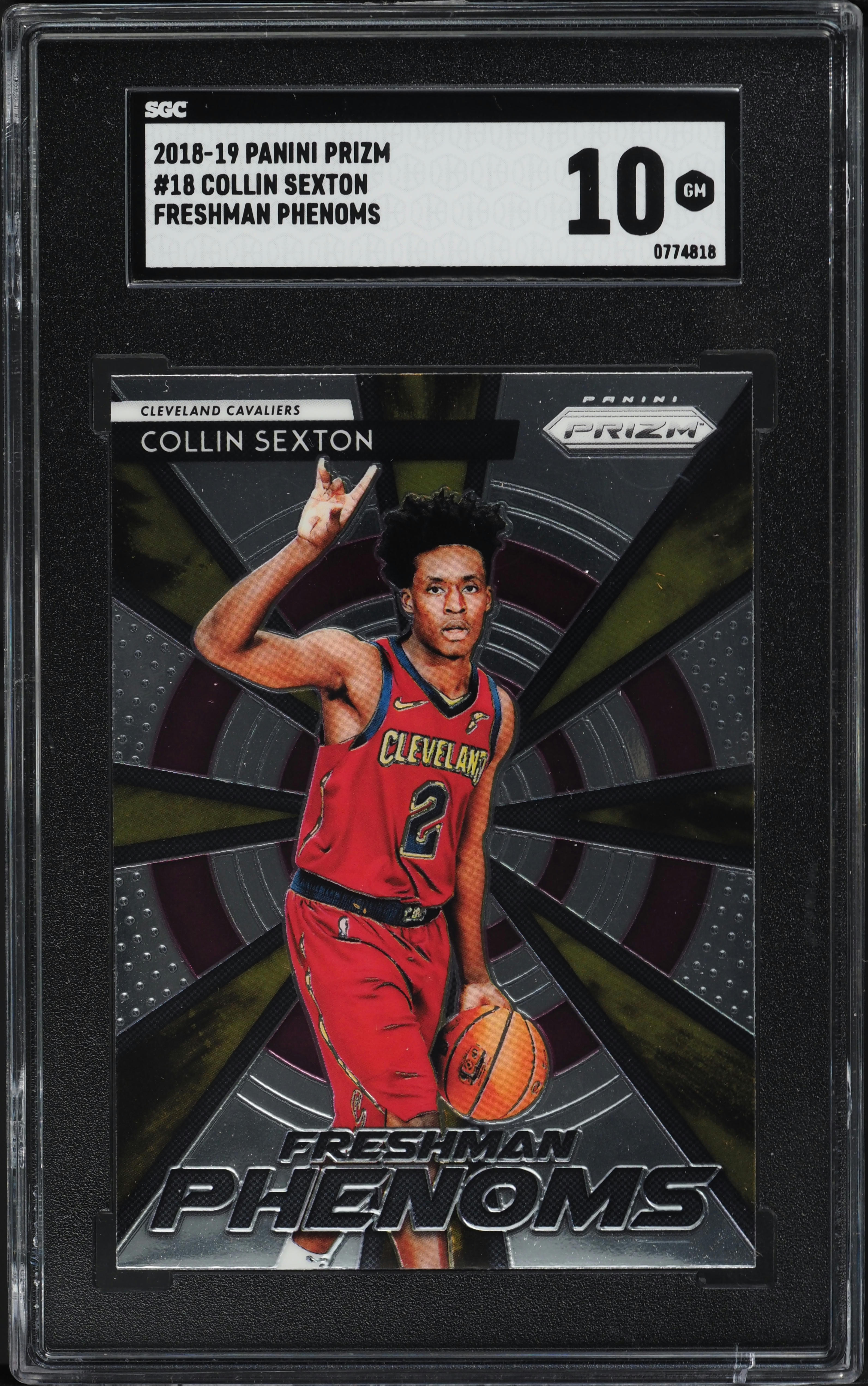 2018 Panini Prizm Freshman Phenoms Collin Sexton ROOKIE #18 SGC 10