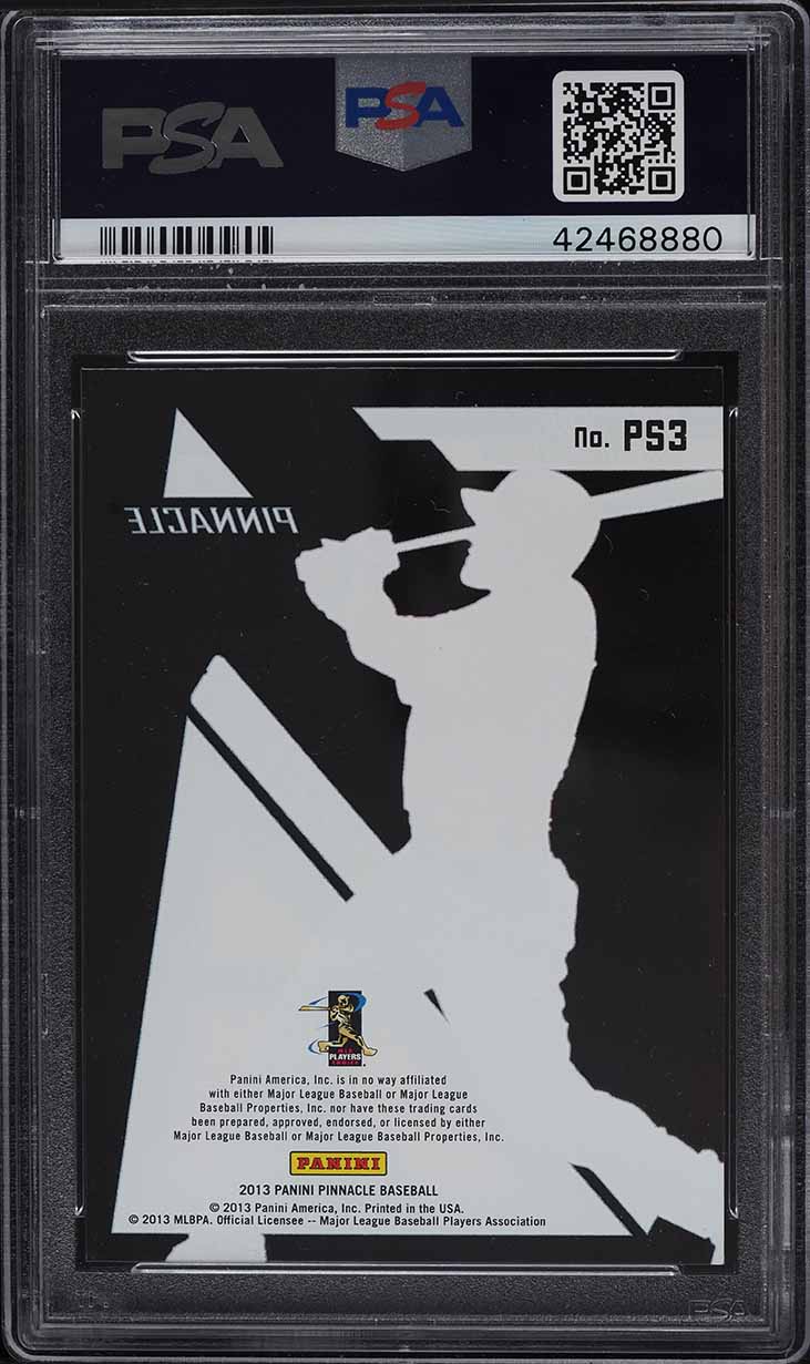 2013 Panini Pinnacle Of Success Mike Trout #PS3 PSA 9 MINT