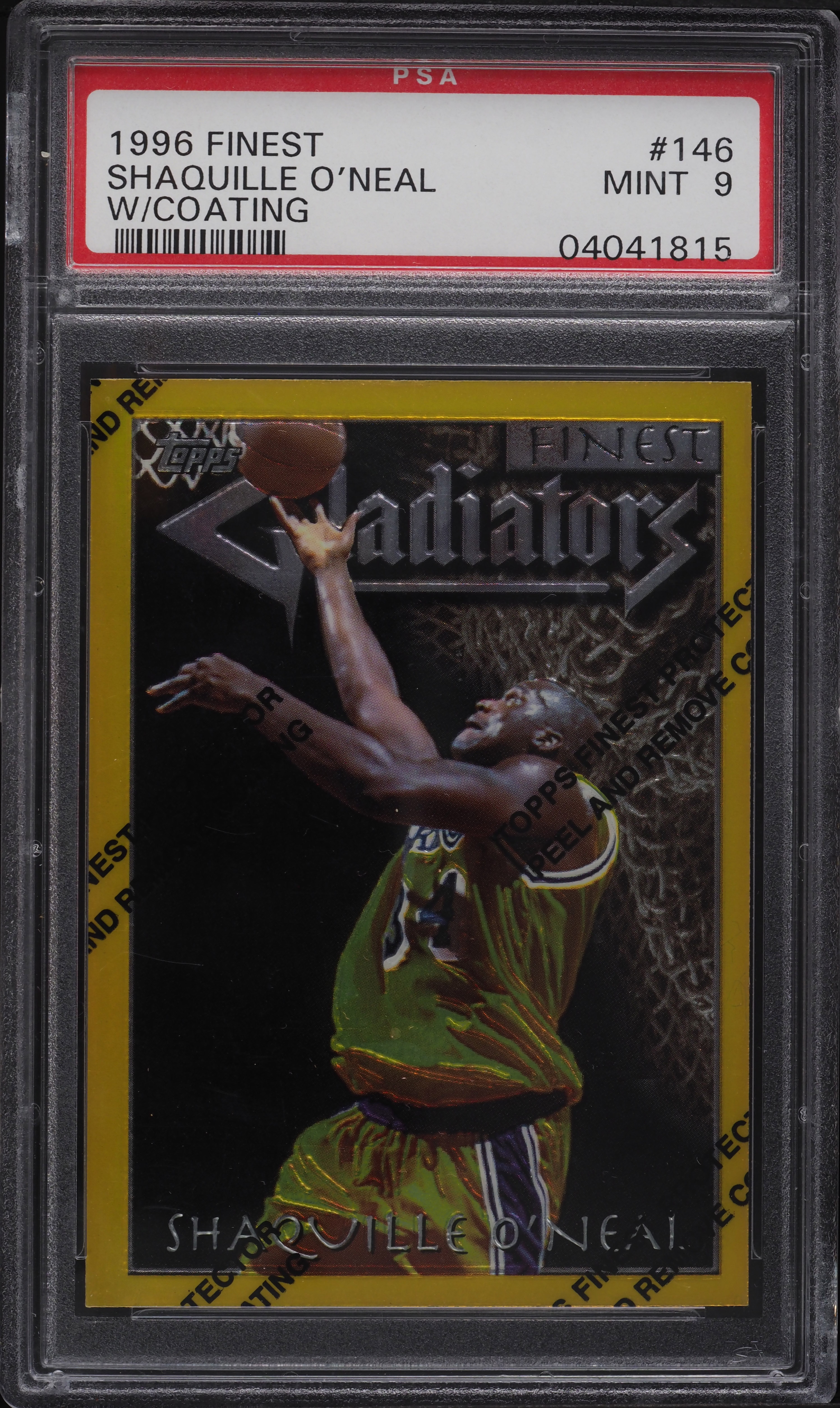 1996 Finest w/ Coating Shaquille O