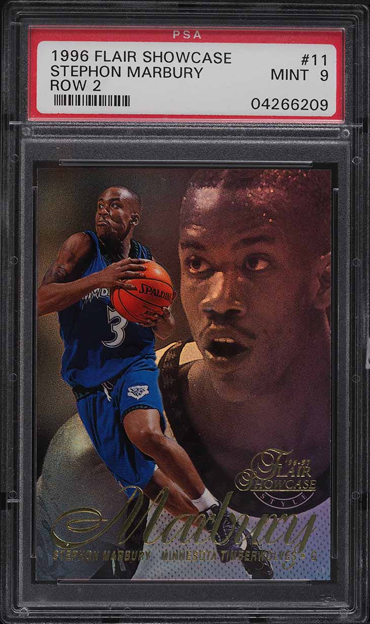 1996 Topps Chrome Stephon Marbury ROOKIE #177 PSA 10 GEM MINT on