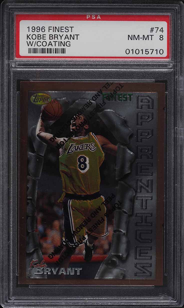 1996 Finest Refractor w/ Coating Kobe Bryant ROOKIE #74 PSA 10 GEM