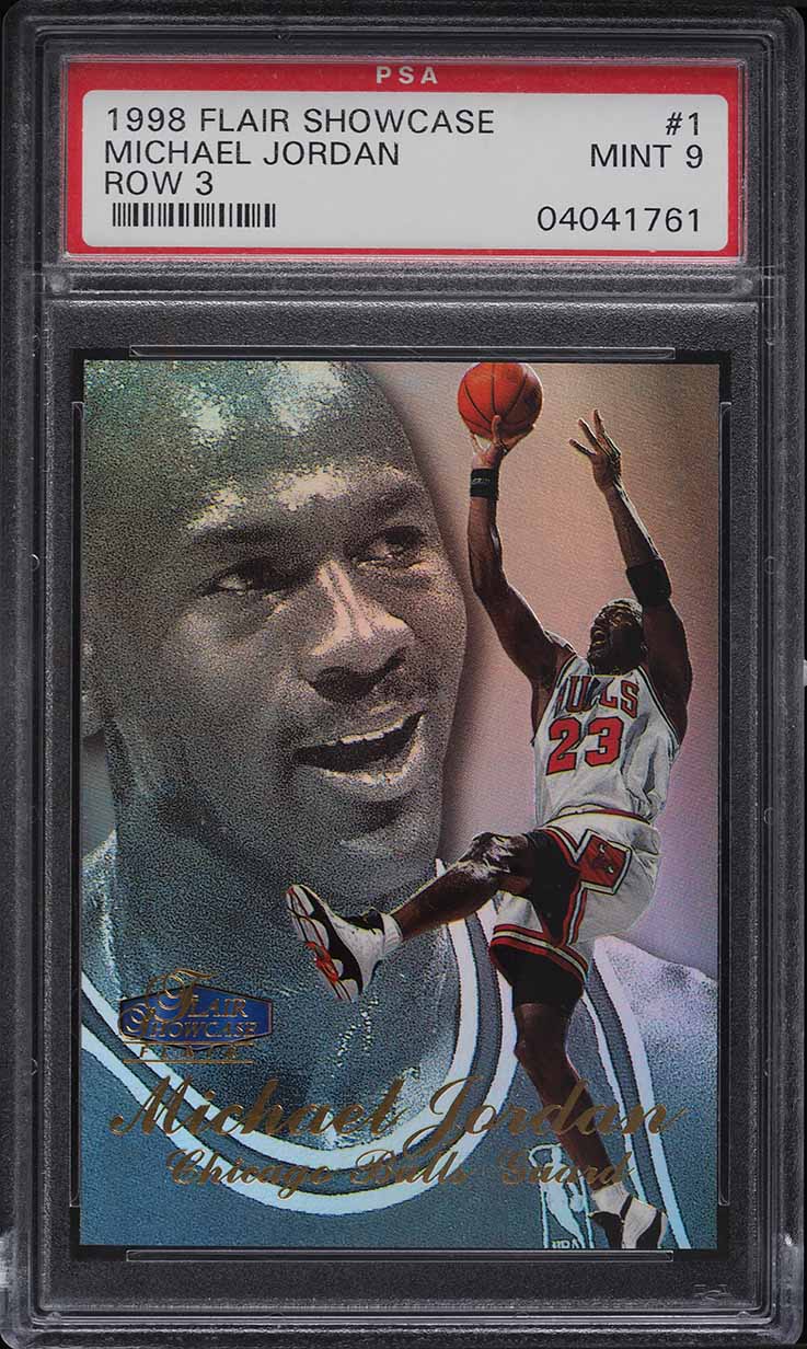 1997 Flair Showcase Row 3 Michael Jordan #1 PSA 9 MINT