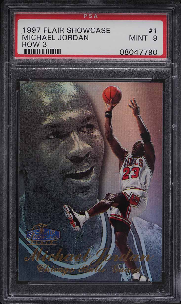 1997 Flair Showcase Row 3 Michael Jordan #1 PSA 9 MINT