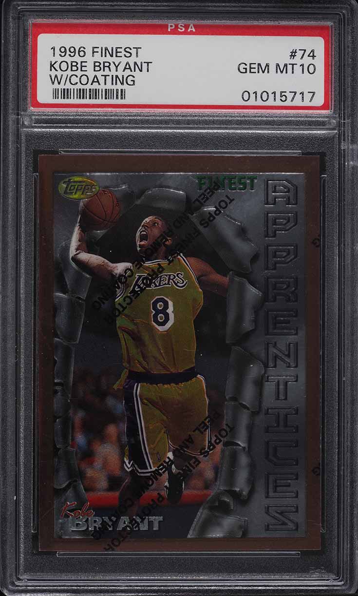 kobe bryant topps rookie card psa 10