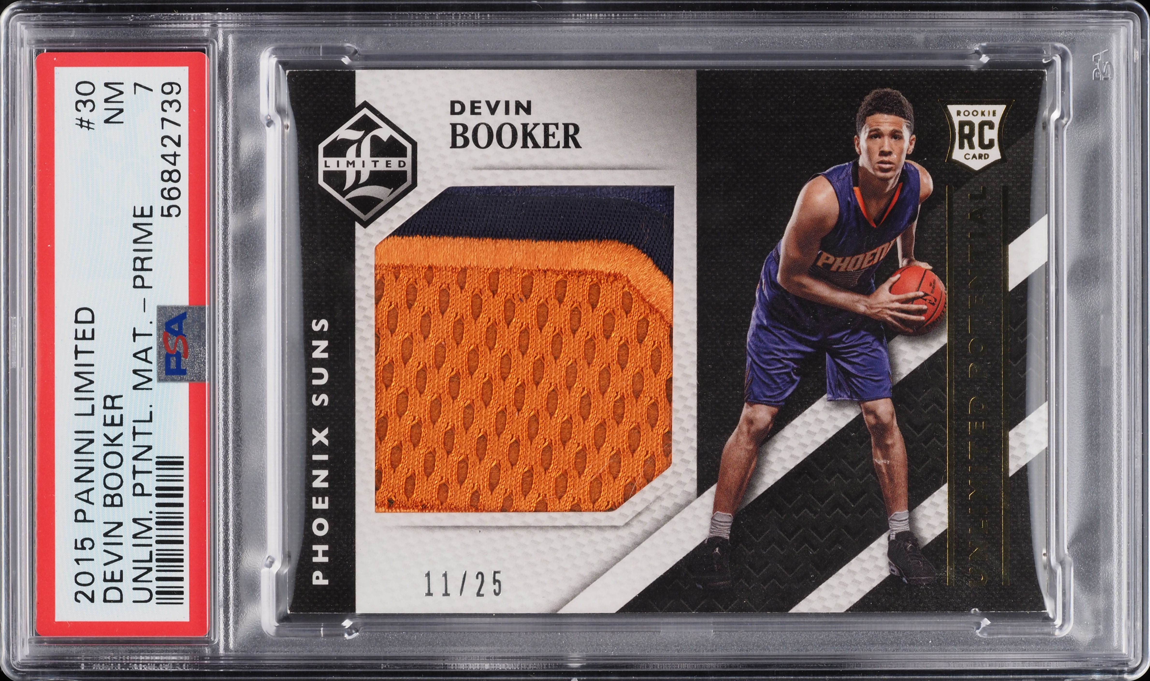 2015 Panini Limited Unlimited Potential Prime Devin Booker RC
