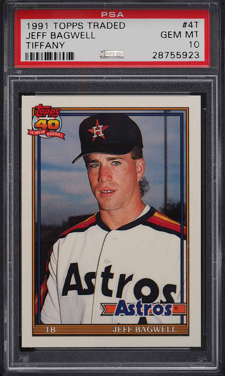 1991 Topps Traded Tiffany Jeff Bagwell ROOKIE #4T PSA 10 GEM MINT