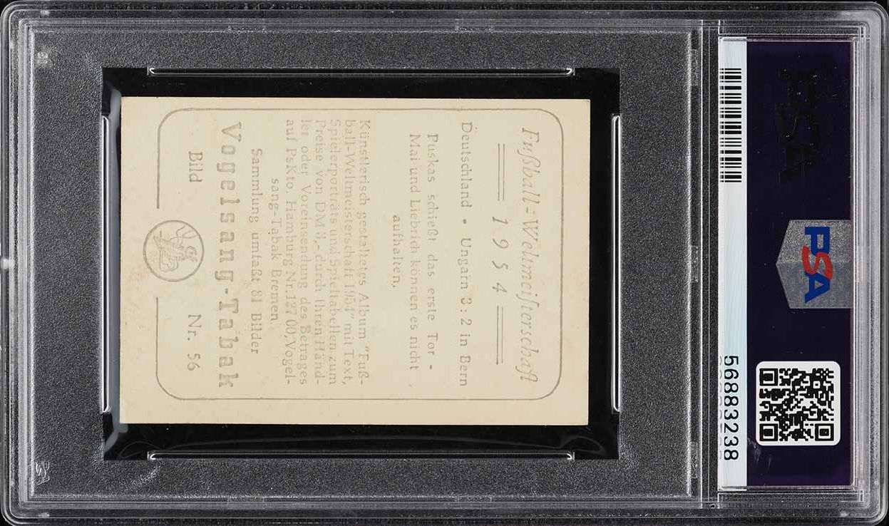 1954 Vogelsang-Tabak World Cup Weltmeisterschaft Ferenc Puskas
