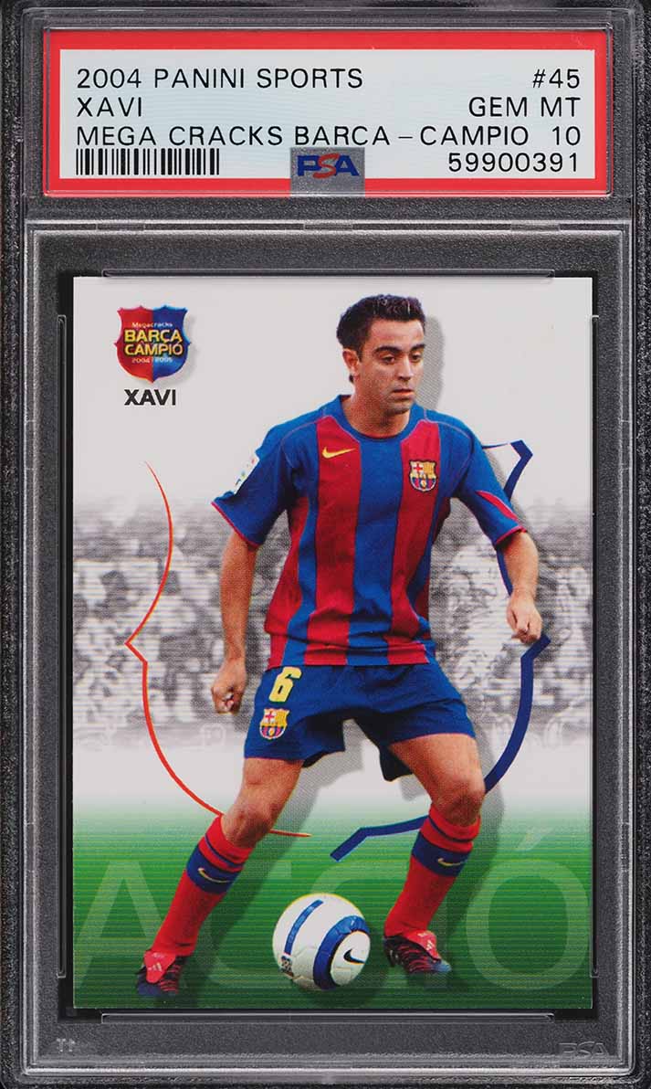 2022 Topps Dynasty UEFA Champions League Gold Xavi PATCH AUTO DNA