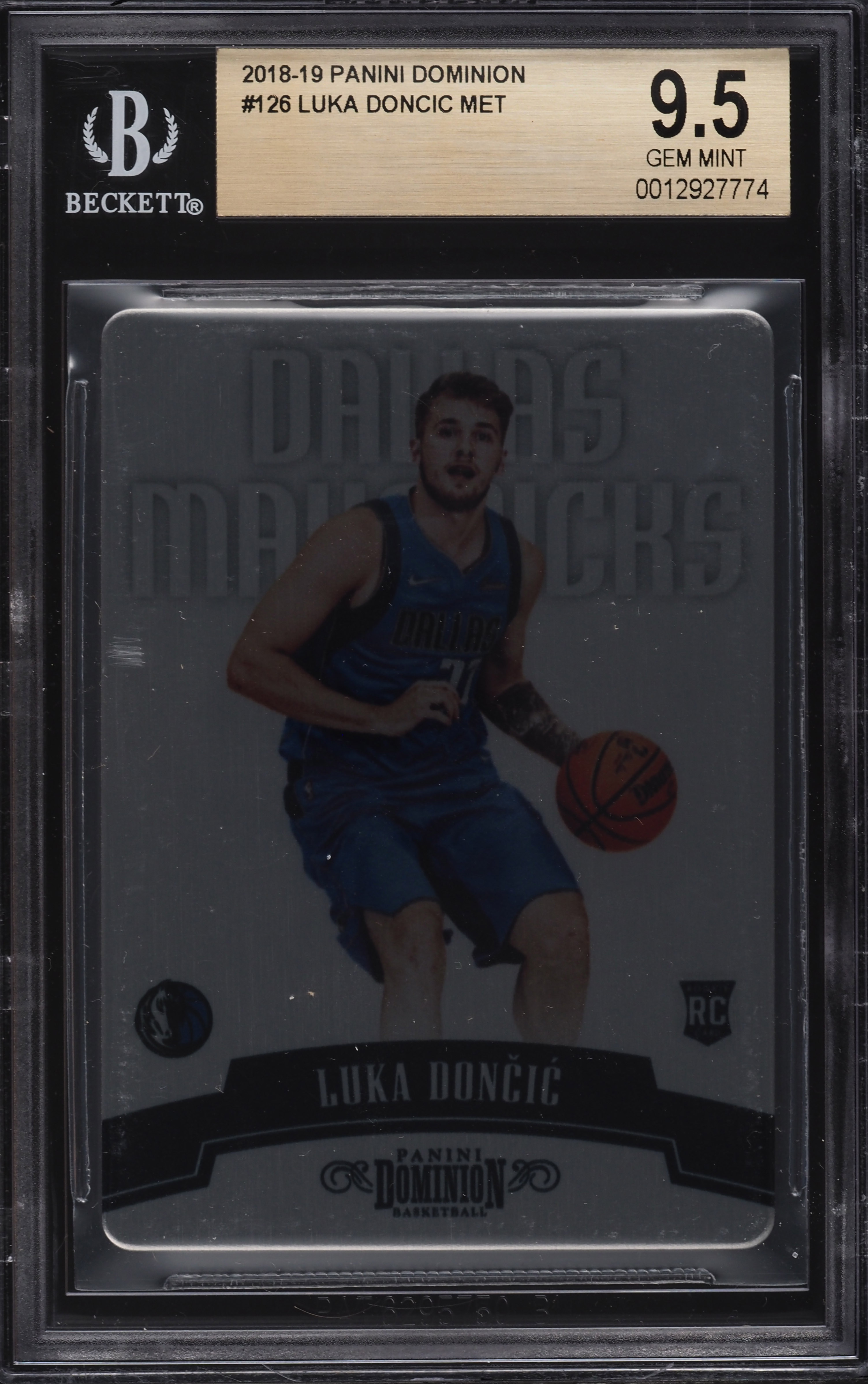 希少！【BGS9.5】rc doncic 2018 panini mosaic 希少！【BGS9.5】rc