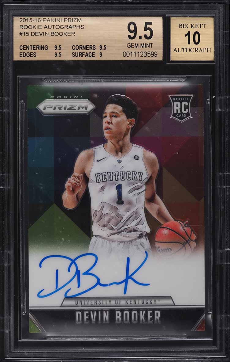 デビン・ブッカー 2015 Prizm RC Auto PSA 9 Devin Booker RC PSA 9