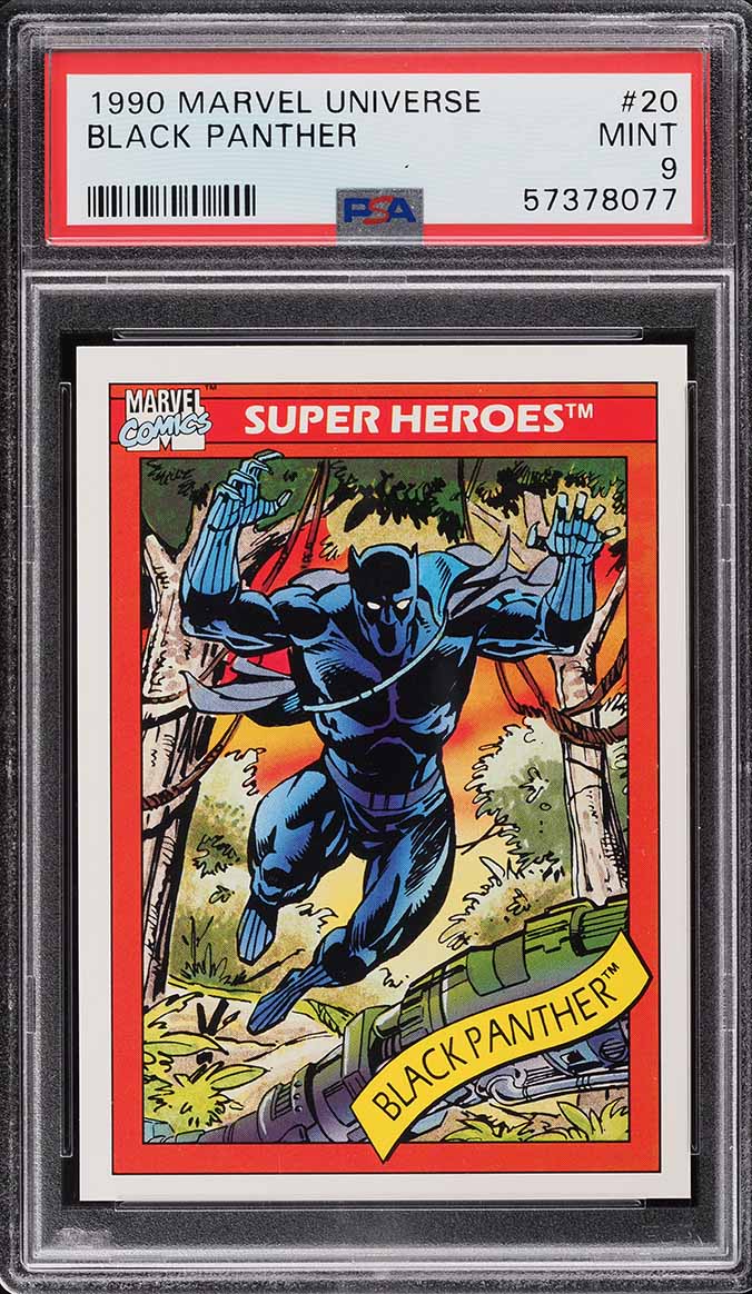 1990 Impel Marvel Universe Black Panther #20 PSA 9 MINT