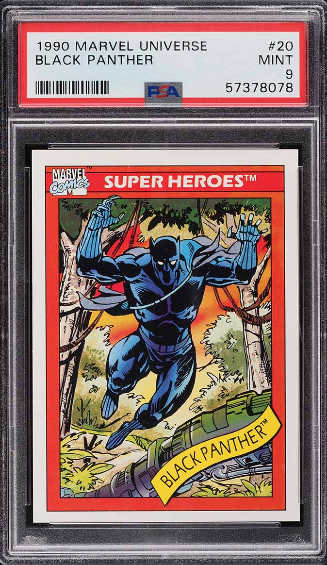 1990 Impel Marvel Universe Black Panther #20 PSA 9 MINT