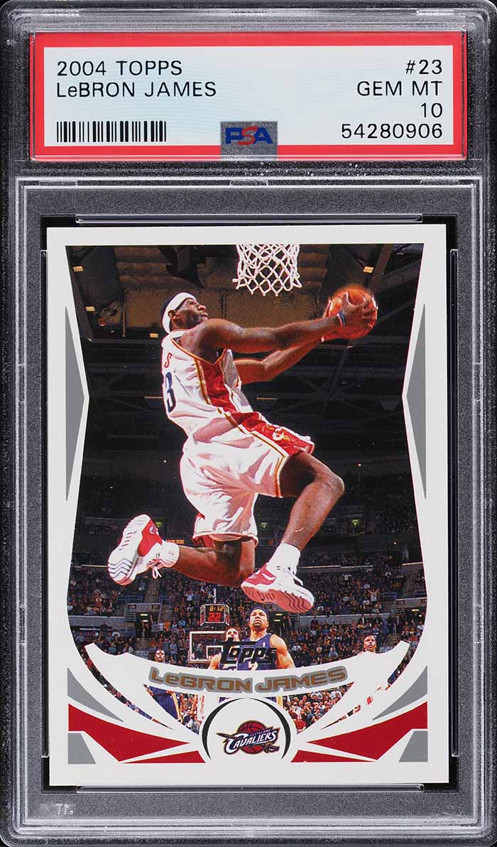 2004 Topps Basketball LeBron James #23 PSA 10 GEM MINT