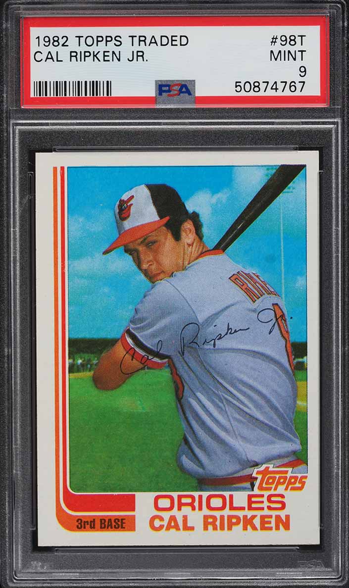 1982 Topps Traded Cal Ripken Jr. ROOKIE #98T PSA 9 MINT