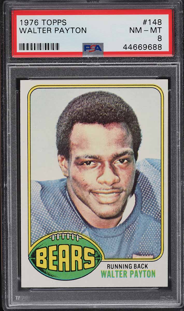 1976 Topps Football Walter Payton ROOKIE #148 PSA 8 NM-MT