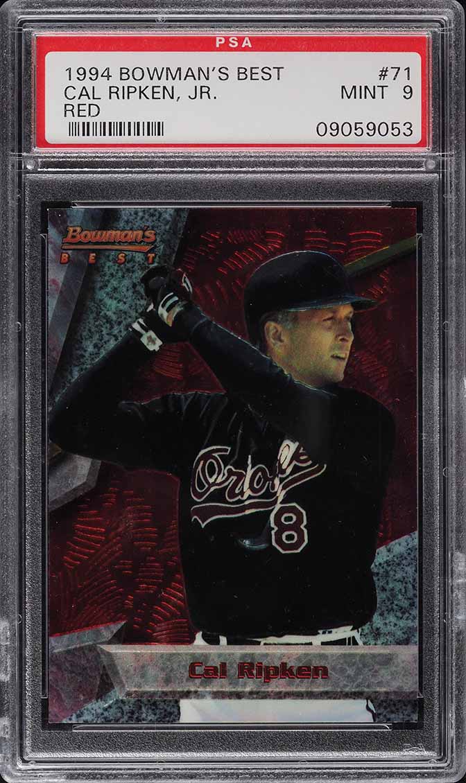 1994 Bowman's Best Red Cal Ripken Jr. #71 PSA 9 MINT