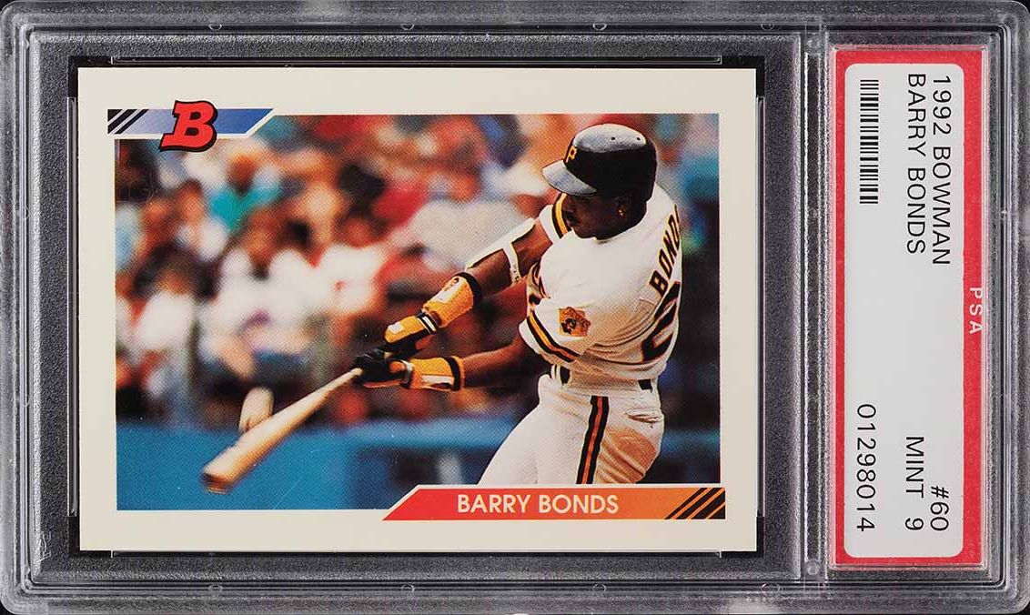 1992 Bowman Barry Bonds #60 PSA 9 MINT