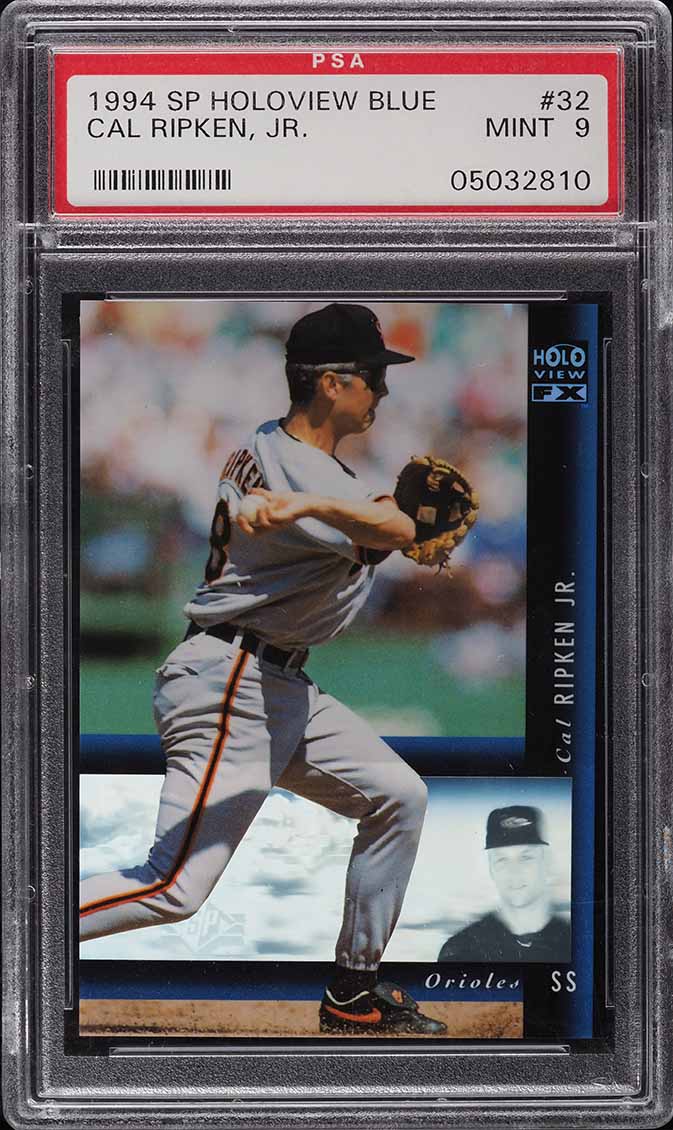 1994 SP Holoview Blue Cal Ripken Jr. #32 PSA 9 MINT on Fanatics