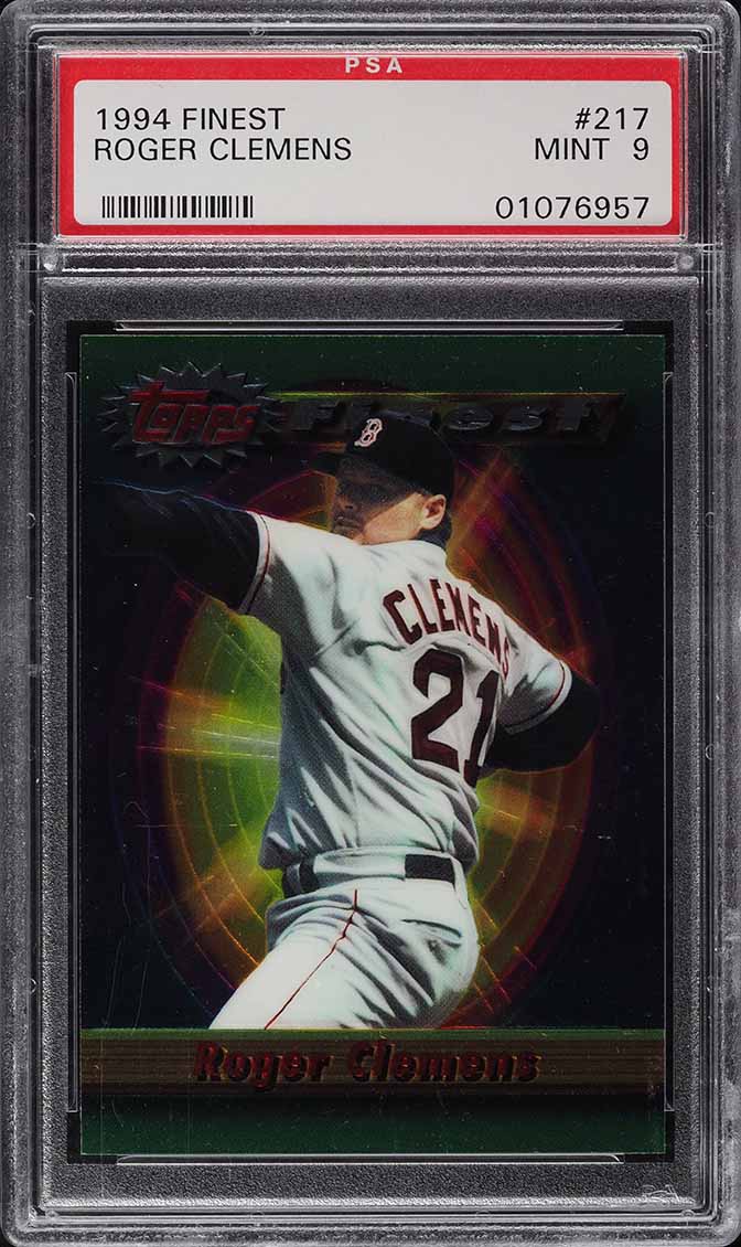 1994 Finest Roger Clemens #217 PSA 9 MINT
