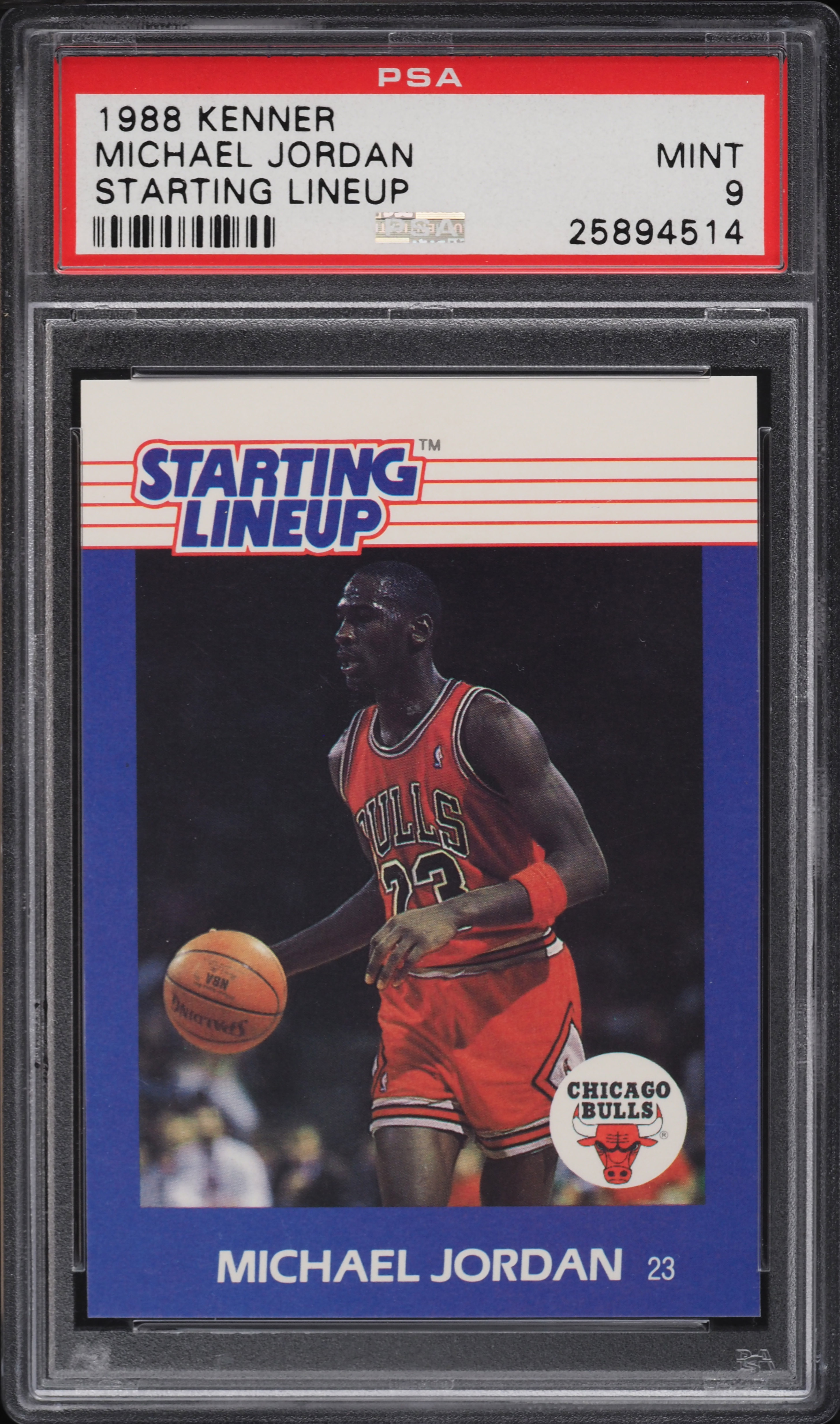1988 Kenner Starting Lineup Michael Jordan PSA 9 MINT on Fanatics