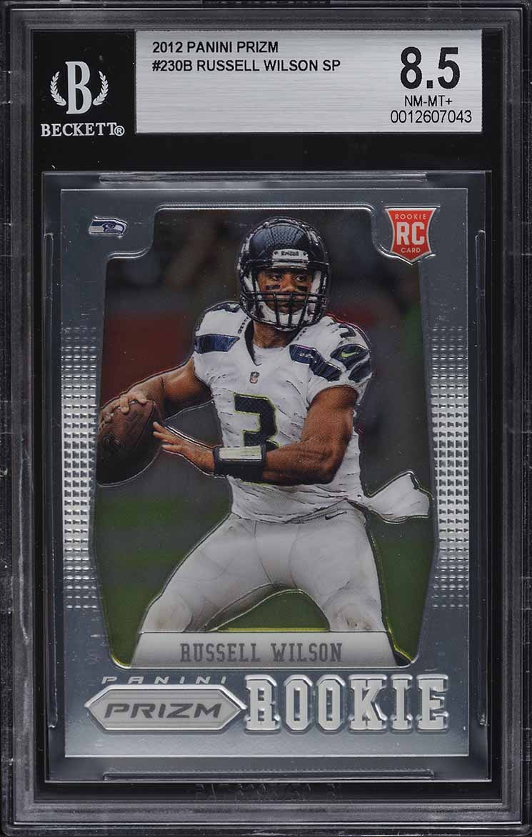 2012 Panini Prizm Russell Wilson ROOKIE #230 BGS 8.5 NM-MT+