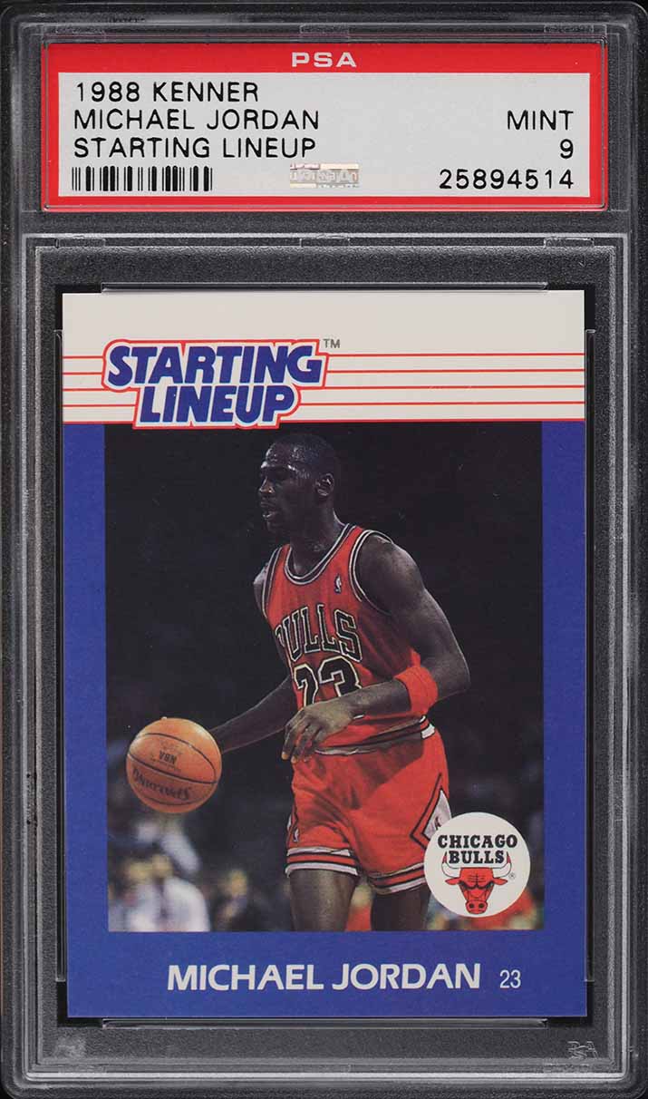 1988 Kenner Starting Lineup Michael Jordan PSA 9 MINT