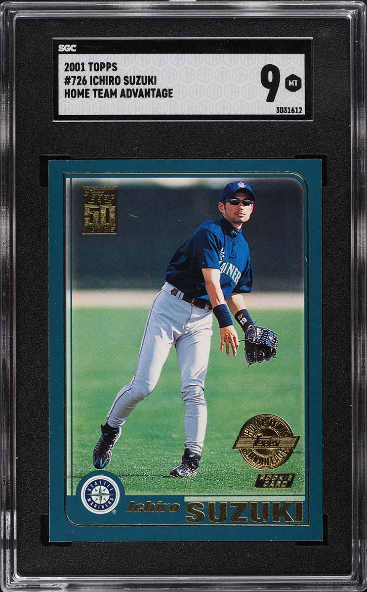 2001 Bowman Draft Picks Ichiro Suzuki ROOKIE #BDP84 PSA 10 GEM
