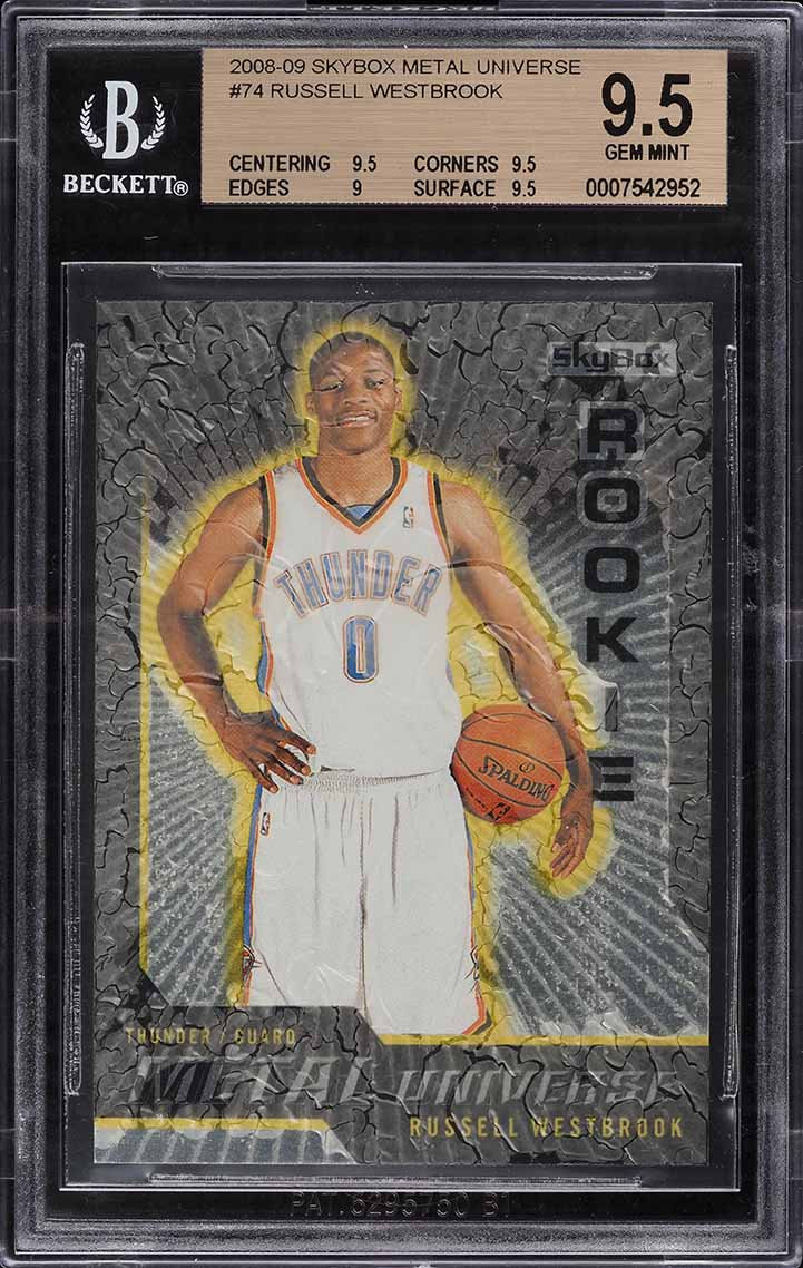 2021 Select Conocurse Zebra Prizm Russell Westbrook #54 PSA 10 GEM