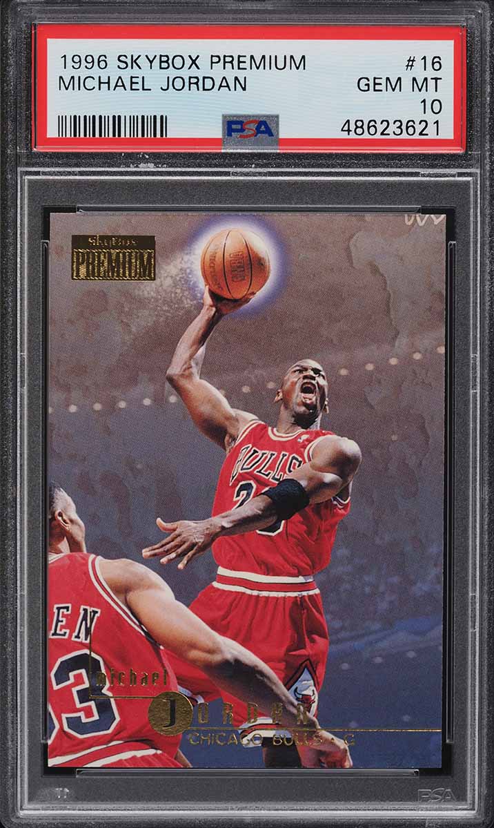 1996 Skybox Premium Michael Jordan #16 PSA 10 GEM MINT
