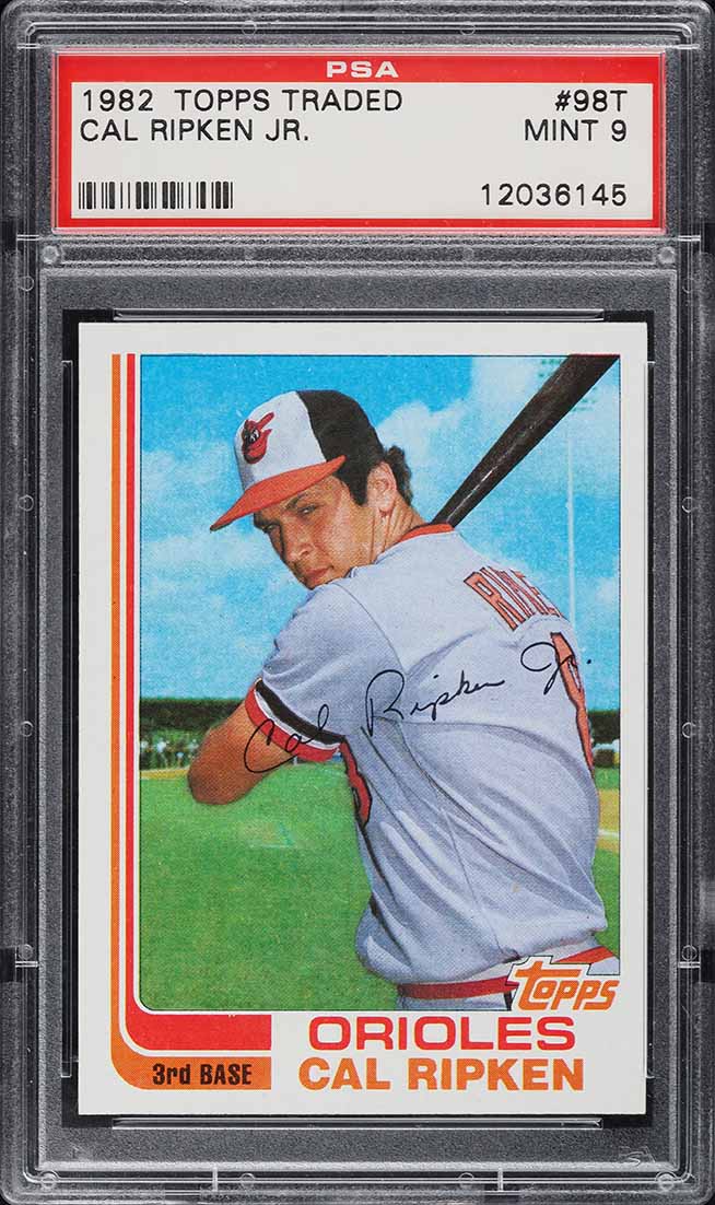1982 Topps Traded Cal Ripken Jr. ROOKIE #98T PSA 9 MINT