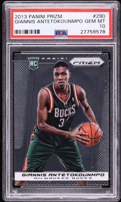 2013 Select Basketball Giannis Antetokounmpo ROOKIE RC #178 PSA 10