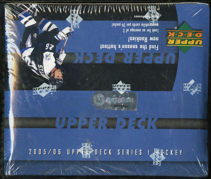 2005 Upper Deck Hockey Sealed Retail Box, 24ct Packs, Sidney Crosby Young Guns?