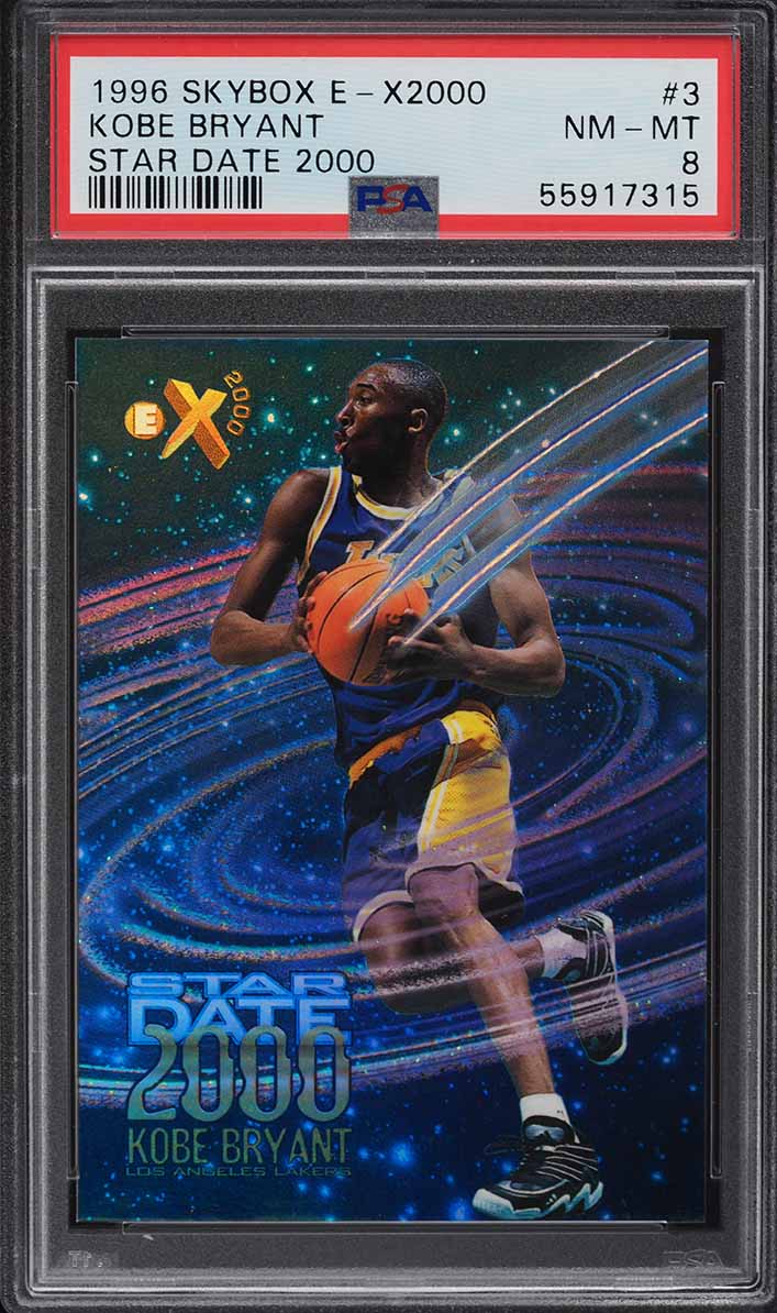 1996 E-X2000 Kobe Bryant Star Date 2000 #3 PSA 8 | Card Ladder