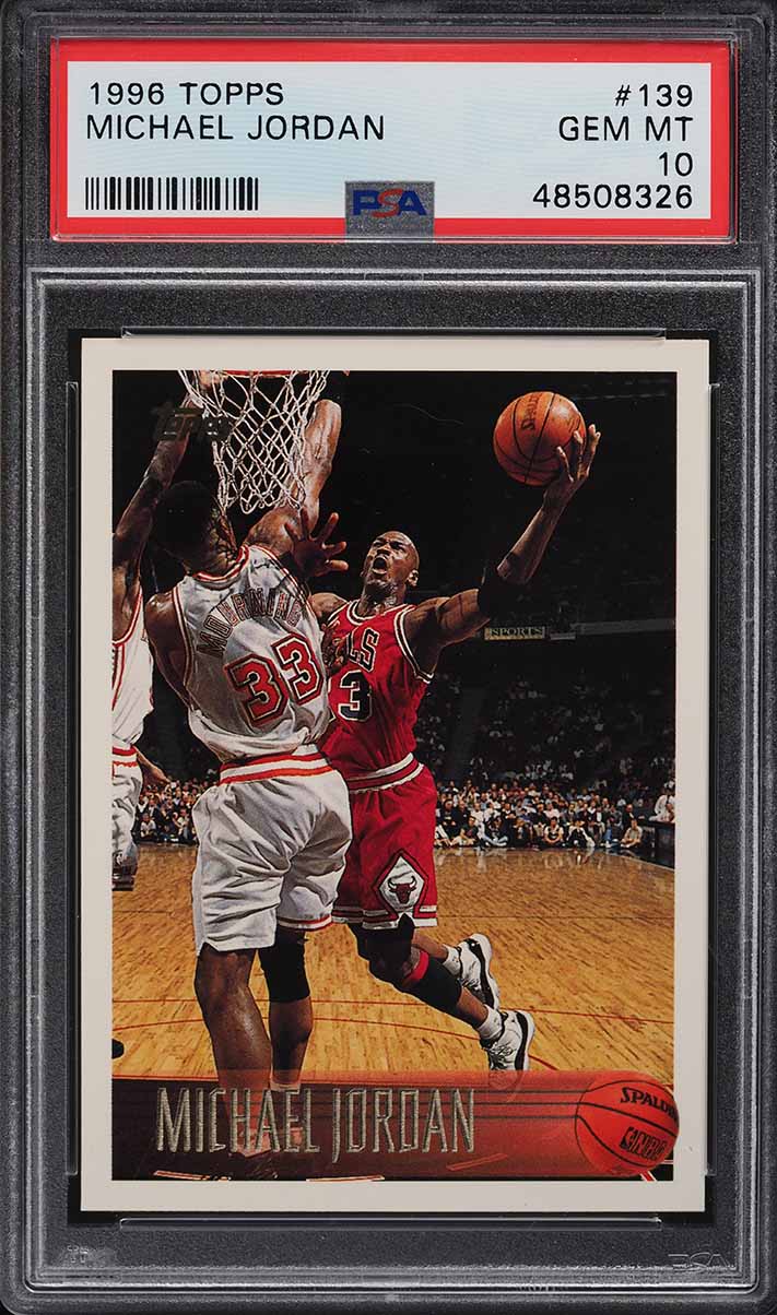 1996 Topps Michael Jordan Base #139 PSA 10 | Card Ladder
