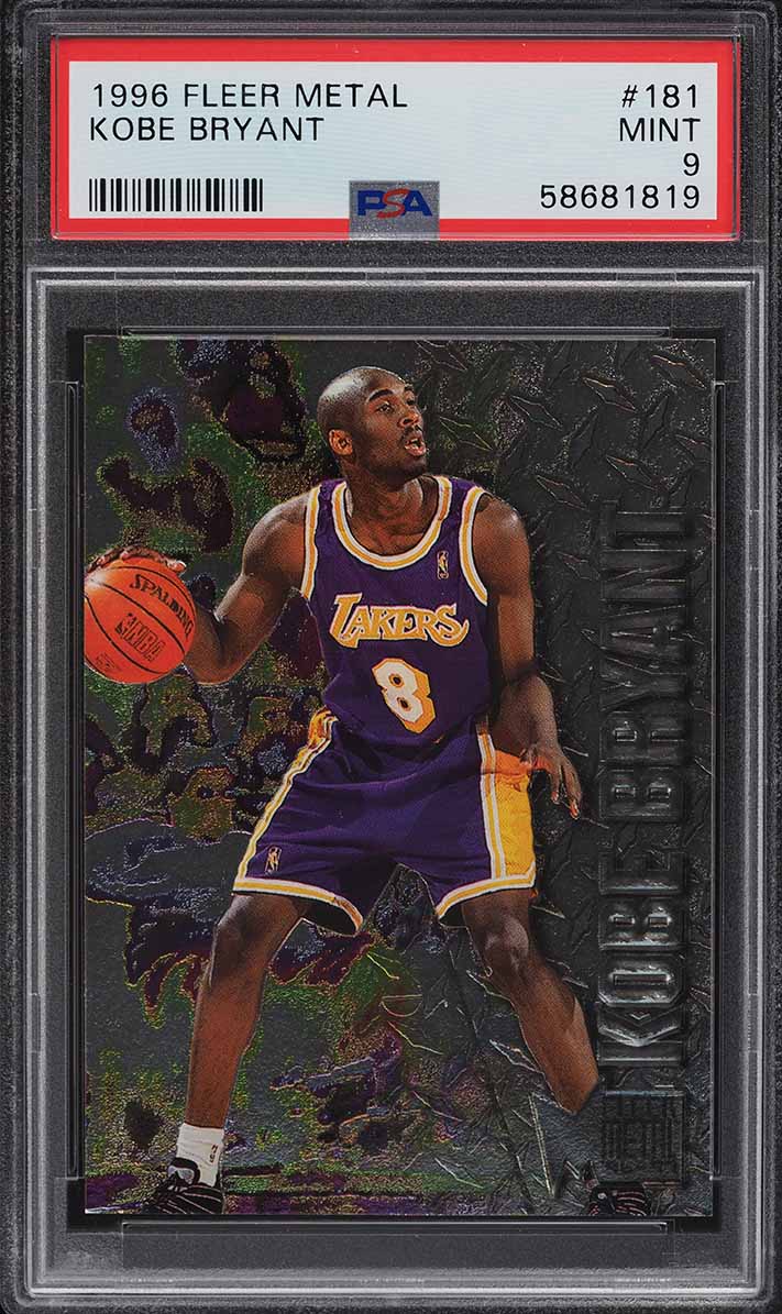 1996 Topps Draft Redemption Kobe Bryant ROOKIE #DP13 PSA 9 MINT on