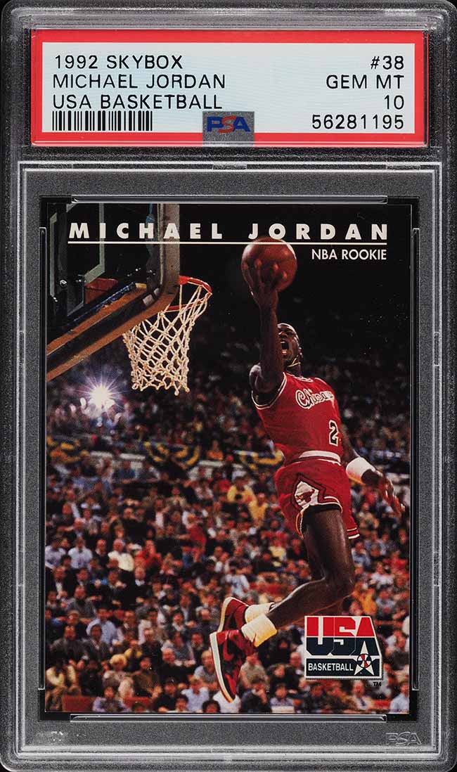 1992 Skybox USA Basketball Michael Jordan #38 PSA 10 GEM MINT