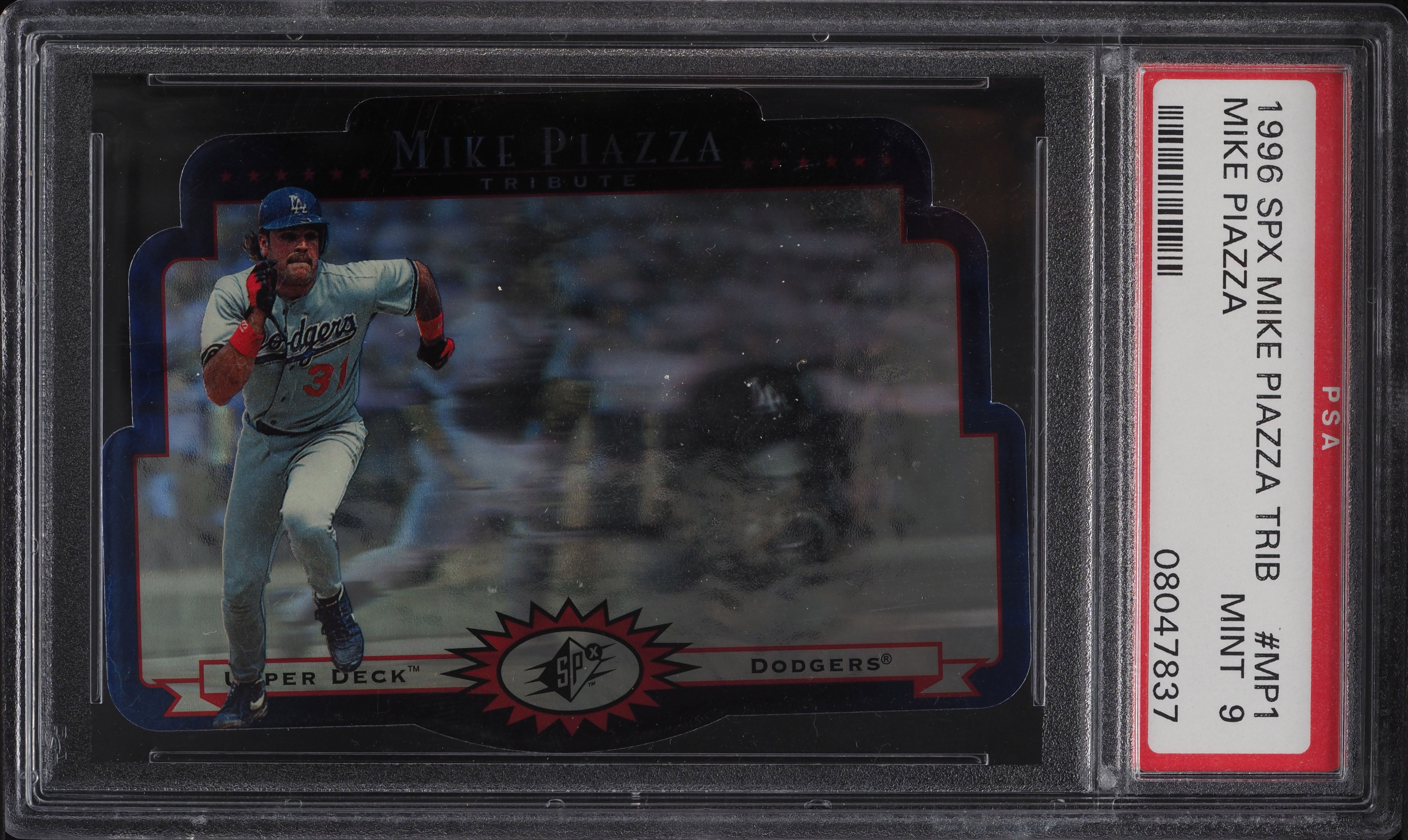 1996 SPx Tribute Mike Piazza #MP1 PSA 9 MINT on Fanatics Collect
